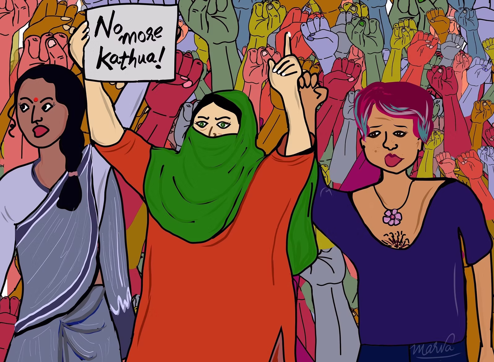 Crowdsourced art — alternative imagery for GBV reportage 3